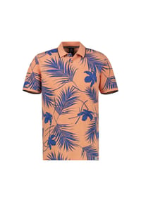 LERROS - Modisches Poloshirt, sommerlich gemustert - PALE PAPAYA