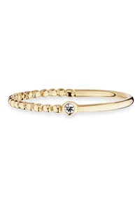 caї - Damen Ring, 925er Silber  - gelb