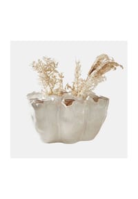 LOBERON - Vase Rovinia creme - creme