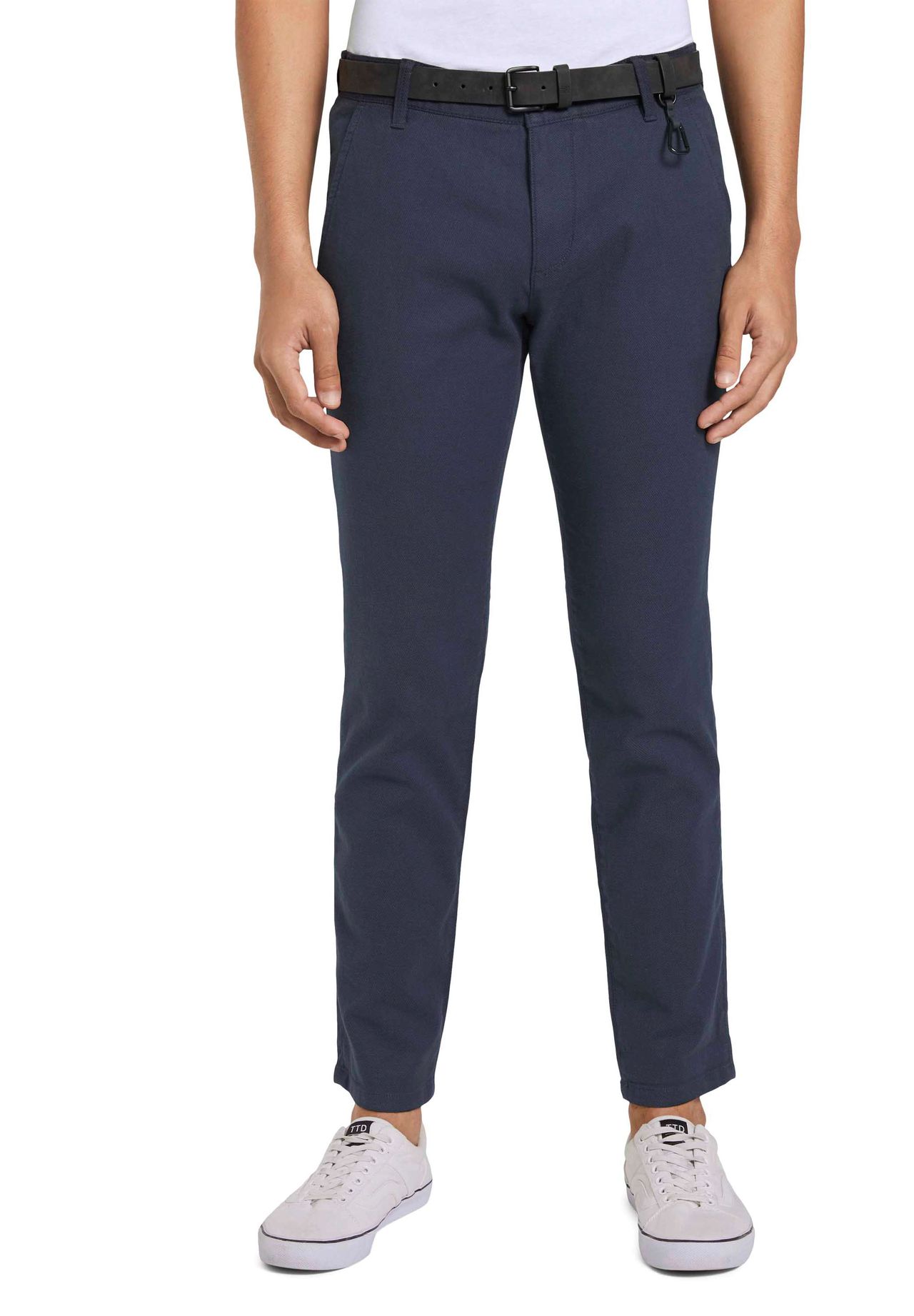 Denim Tom Tailor Chino, Uni, GüRtel, FüR Herren, Blau, W32/L32