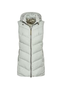 camel active - Weste mit abnehmbarer Kapuze - Salbei