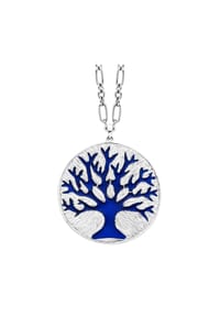 Julie Julsen® - Anhänger mit Kette 925/- Sterling Silber - weiß