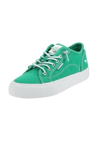 MUSTANG® - Lederimitat/Textil Sneaker - Blau