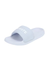 LACOSTE - Lederimitat Pantoletten - Hellblau