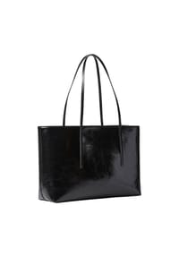 Calvin Klein EMBOSSED LOGO DISTRE - Shopper, Kunstleder, für Damen - BAL  BROWN