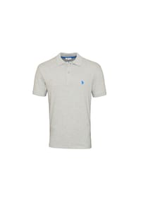 U.S. POLO ASSN. - Herren Poloshirt - Piquet, Logo-Stickerei, Cotton Stretch - Blau