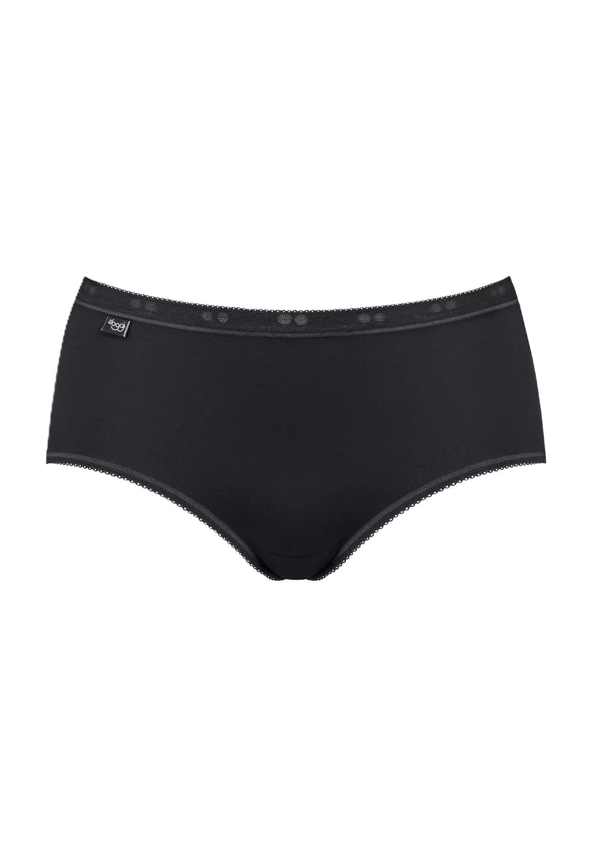Sloggi Basic+ Midi-Slip 2Er-Pack Extra Soft Für Damen Schwarz in Größe 40 - Bild 7