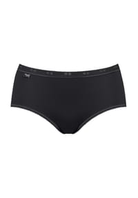 sloggi - Basic+ Midi Slip, Bordüre, für Damen - SCHWARZ