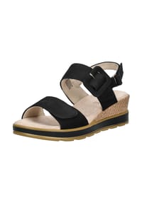 Caprice - Nubukleder Sandalen - Schwarz