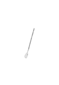 ALMINA® - 6er Set Longdrinklöffel aus hochwertigem Edelstahl, 19 x 2,5 - Transparent