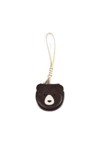 FURLA Bear - Bear Taschenanhänger Leder 8 cm - cioccolato