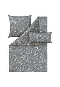 ESTELLA® Bettwäsche Irma - Schweizer Premium-Satin - anthrazit