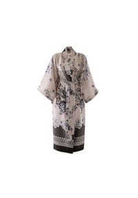 bassetti - Kimono PARAGGI aus reiner Baumwolle - Blau