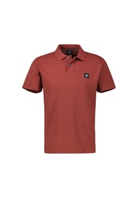 LERROS - Poloshirt in weicher Waffelpiquéqualität - EARTH RED