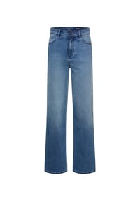 camel active - 5-Pkt Hose mit weitem Bein - Dunkelblau
