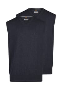 Redmond - Pullunder 2er Pack Basic - Schwarz