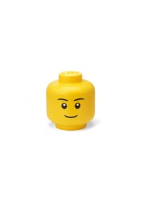 LEGO® - LEGO Aufbewahrungsbox Storage Head Small Boy, Kunststoff, 16 x 18 cm - 