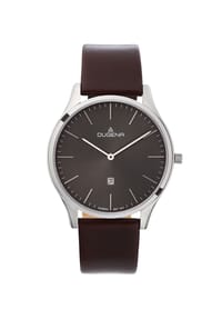 DUGENA - Moderne Armbanduhr Plano - braun/gold