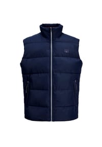 JACK & JONES - Weste ALVES Steppweste - dunkelblau