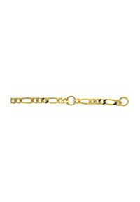 Adelia's - Damen 333 Gold Figaro Fußkettchen 25 cm Ø 2 mm - gold