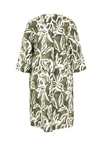 CARTOON - Shirtkleid, Leinen, für Damen - 1851 CREAM/GREEN