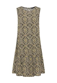 MANGUUN collection - Shirtkleid, ärmellos, für Damen - 1 OLIV