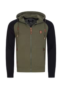 INDICODE - Sweatjacke Arbutus - Army