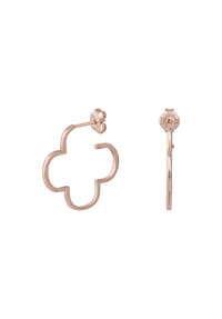 caї - Creole 925/- Sterling Silber - rot