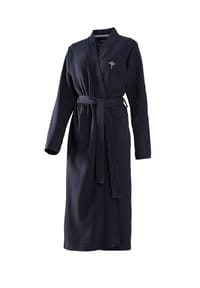 JOOP! - BADEMANTEL UNI PIQUÉ Damen-Kimono 32/34, Navy - Navy