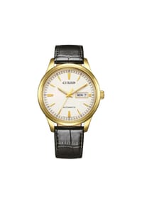 CITIZEN® HAU MECHANISCH - Herren Armbandur "NY4059-09AE" - SCHWARZ