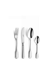 Paul Wirths Bestecke 4-tlg. Kinderbesteck Set - Augsburger Faden - silber