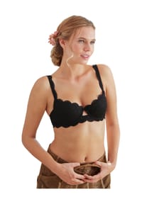 Nina von C. - Dirndl Push-Up-BH, Stickerei, für Damen - 100 WEISS