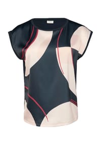s.Oliver BLACK LABEL - T-Shirt, Kappärmel, für Damen - 59D2 BLUE