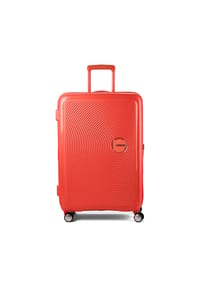 AMERICAN TOURISTER Soundbox - Soundbox 4 Rollen Trolley 77 cm mit Dehnfalte - neon orange