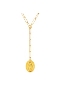 caї - Anhänger mit Kette 925/- Sterling Silber - gelb