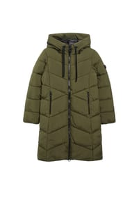 s.Oliver - Steppmantel, Kapuze, für Damen - 7994 GREEN