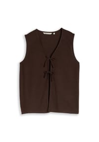 DENIM TOM TAILOR - Weste,  für Damen - 40514 D.BROWN