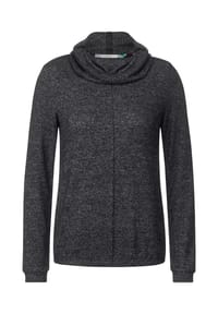 CECIL - Langarmshirt - black melange