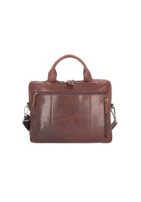 Heyden ROMA - Aktentasche, Laptopfach, Leder, uni, für Herren - BRAUN