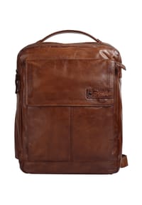 SPIKES & SPARROW® - Rucksack Echt Leder - cognac