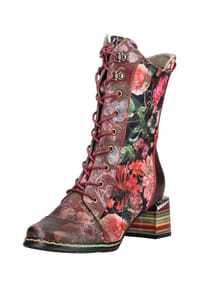 LAURA VITA® - Leder/Textil Stiefel - Blau/Grün