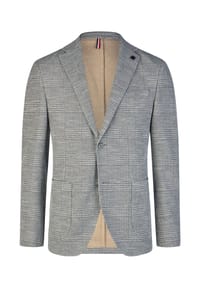 HECHTER PARIS - Sakko Modern Fit mit Zweiknopfverschluss - Metallgrau
