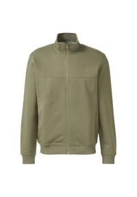 S.Oliver Red Label - Sweatshirt-Jacke, Stehkragen, Eingrifftaschen, für Herren - 6244 BLUE GREEN