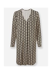 Witt - Kleid - sand-schwarz-bedruckt