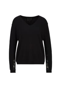 19V69 ITALIA - Strickpullover Fiona Lace - Black