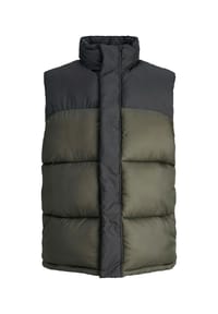 JACK & JONES - Weste Union Steppweste - oliv