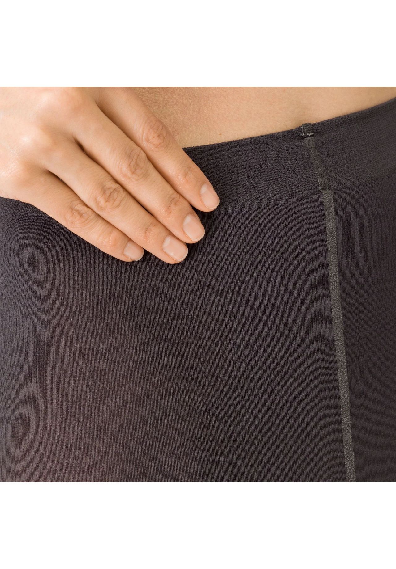 Kunert Sensual Cotton Strumpfhose, Mikrofaser, Komfortbund, FüR Damen, Grau, 42/44