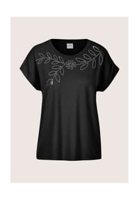 MADELEINE - Elegantes T-Shirt mit Glanzeffekten - berber