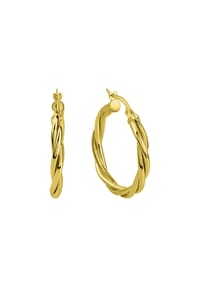 fascination by Ellen K. - Creolen 585/- Gold - gelb