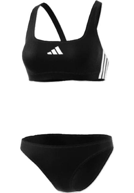 Adidas Bikini, Bustier-Bikini, Breite TräGer, FüR Damen, Schwarz, 40